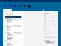 fiction-writing.de Webseite Vorschau