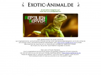 exoticanimal.de Webseite Vorschau