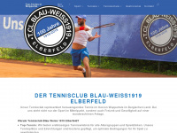 blauweiss-elberfeld.de Webseite Vorschau