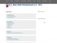 blauweiss-wertherbruch.de Webseite Vorschau
