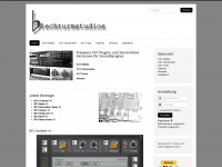 blechturmstudios.at Webseite Vorschau