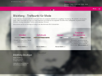 blickfang-boutique.ch Webseite Vorschau