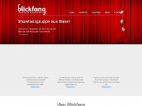 blickfang-showtanz.ch Webseite Vorschau