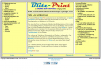 blitz-print.de Webseite Vorschau