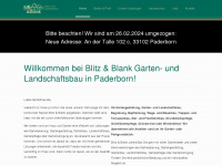 blitzundblank-gmbh.de Webseite Vorschau
