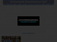blockener-blasmusikanten.de Webseite Vorschau