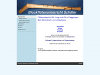 blockfloetenunterricht-schaefer.de Webseite Vorschau