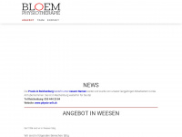 bloem.ch Webseite Vorschau