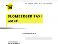blomberger-taxi.de Webseite Vorschau