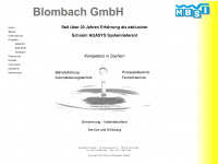 blombach-gmbh.de Webseite Vorschau
