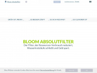 bloom-filter.de Webseite Vorschau