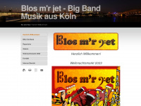 blosmerjet.de Webseite Vorschau