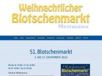 blotschenmarkt-mettmann.de Webseite Vorschau
