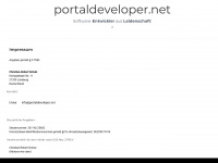 portaldeveloper.net Webseite Vorschau