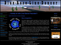 blue-rose-linedancer.de Webseite Vorschau