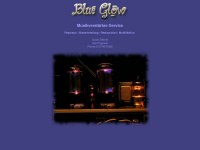 blueglow.de Webseite Vorschau