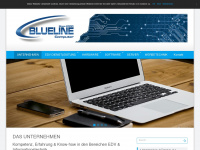 blueline.at Webseite Vorschau