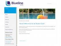 blueline-gmbh.de Webseite Vorschau