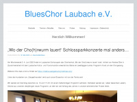 blues-chor.de Webseite Vorschau