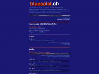 bluesalot.ch Webseite Vorschau