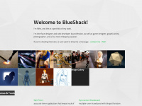 blueshack.net Webseite Vorschau