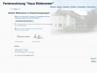 bluetenmeer-haus.de Webseite Vorschau