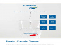 bluewaters.at Webseite Vorschau