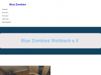 bluezombies.de Webseite Vorschau