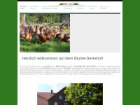blume-serkshof.de Webseite Vorschau