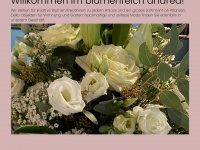 blumen-andrea.ch Webseite Vorschau