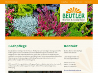 blumen-beutler.de Webseite Vorschau
