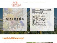 blumen-beyerle.de Webseite Vorschau