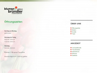 blumen-bruendler.ch Webseite Vorschau