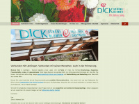 blumen-dick.de Webseite Vorschau