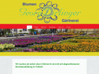 blumen-dirlinger.de Webseite Vorschau