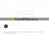blumen-fee.ch Webseite Vorschau