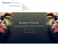 blumen-florarte.ch Webseite Vorschau