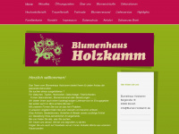 blumen-holzkamm.de Webseite Vorschau