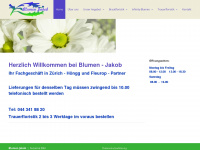 blumen-jakob.ch Webseite Vorschau
