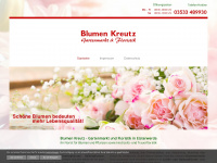 blumen-kreutz.de Webseite Vorschau