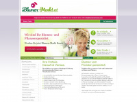 blumen-markt.at Webseite Vorschau