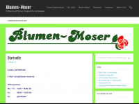 blumen-moser.de Webseite Vorschau