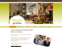 blumen-priebe.de Webseite Vorschau
