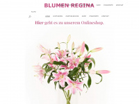 blumen-regina.at Webseite Vorschau