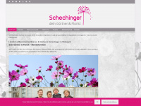 blumen-schechinger.de Webseite Vorschau