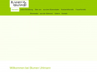 blumen-uhlmann.ch Webseite Vorschau