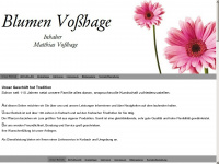 blumen-vosshage.com Webseite Vorschau