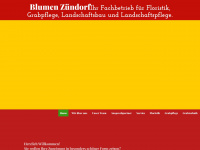 blumen-zuendorf.de Webseite Vorschau