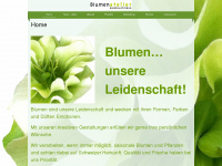 blumenatelier.ch Webseite Vorschau
