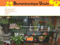 blumenboutique-ursula.ch Webseite Vorschau